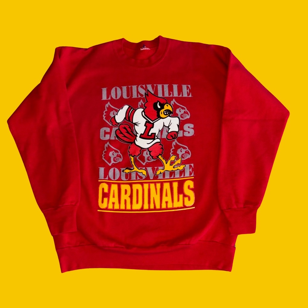 Vintage Louisville University Cardinals Crewneck
